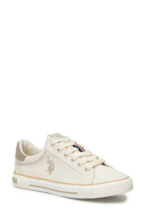 U.S. Polo Assn. RACHEL 5FX Bej Kadın Sneaker Ayakkabı