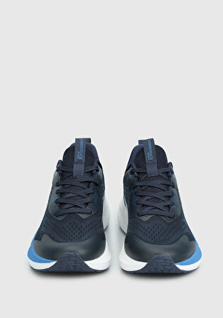 Bart Lacivert Deri Erkek Sneaker