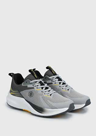 Pump Gri Deri Erkek Sneaker