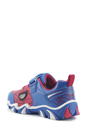 SPIDERMAN MASKO.P5FX ERKEK ÇOCUK IŞIKLI SPOR AYAKKABI MAVİ