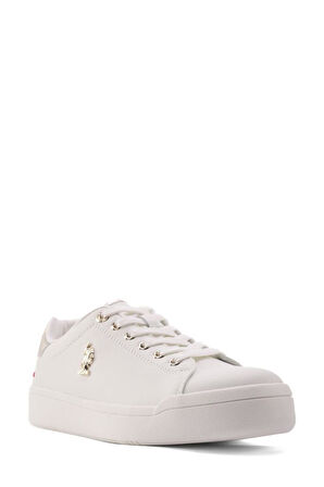 U.S. Polo Assn. PELO 5FX 101946789 Kadın Sneaker Ayakkabı Bej 36-40 
