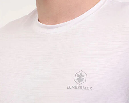 Lumberjack 5M Ml Tim 11Elg1010 5Fx Erkek Günlük Tişört 101948515 Beyaz