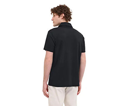 Lumberjack 5M Mb Girt 12P23001 5Fx Erkek Günlük Polo Yaka Tişört 101983479 Siyah