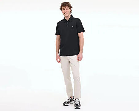 Lumberjack 5M Mb Girt 12P23001 5Fx Erkek Günlük Polo Yaka Tişört 101983479 Siyah