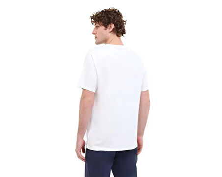 Lumberjack 5M Ml Cris 11C-Elg22001 5Fx Erkek Günlük Tişört 101948331 Beyaz