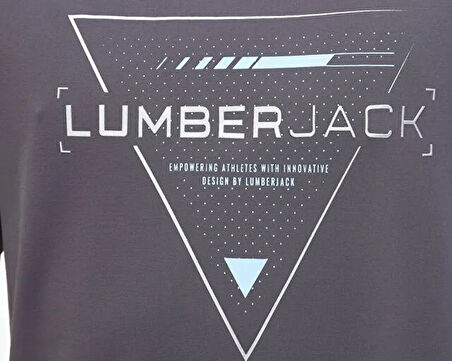 Lumberjack 5M Ml Cris 11C-Elg22001 5Fx Erkek Günlük Tişört 101983387 Gri