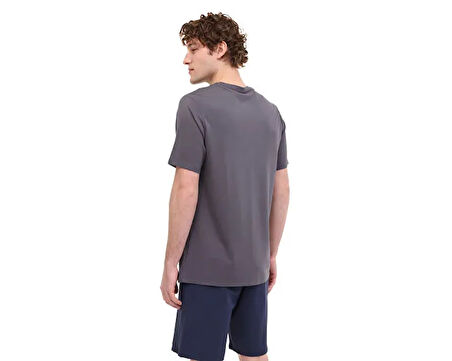 Lumberjack 5M Ml Cris 11C-Elg22001 5Fx Erkek Günlük Tişört 101983387 Gri