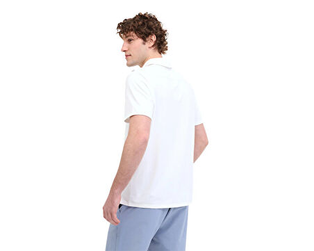 Lumberjack 5M Ml Cris 12Elg7003 5Fx Erkek Günlük Polo Yaka Tişört 101983400 Beyaz