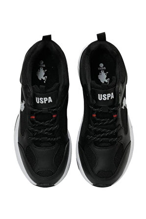 U.S. Polo Assn. MAYBE WMN 5FX 101947172 Kadın Spor Ayakkabı Siyah Beyaz 36-40 