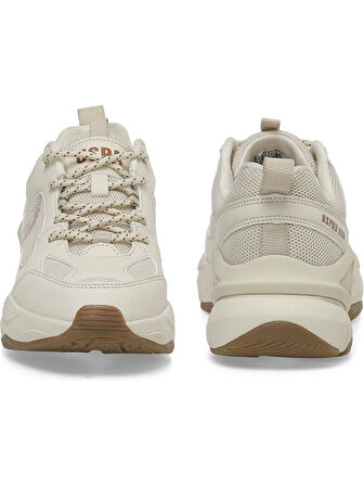 U.S. Polo Assn MAYBE WMN 5FX Bej Kadın Sneaker Ayakkabı