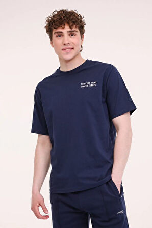 Lumberjack ML RENZO 11URB4005 5FX Lacivert Erkek Kısa Kol Tişört 102006480