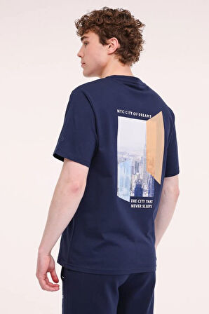 Lumberjack ML RENZO 11URB4005 5FX Lacivert Erkek Kısa Kol Tişört 102006480