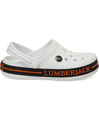 LUMBERJACK DEVON 5FX BEYAZ COMFORT CASUAL ANATOMİK SABO TERLİK SANDALET