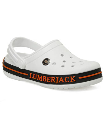 LUMBERJACK DEVON 5FX BEYAZ COMFORT CASUAL ANATOMİK SABO TERLİK SANDALET