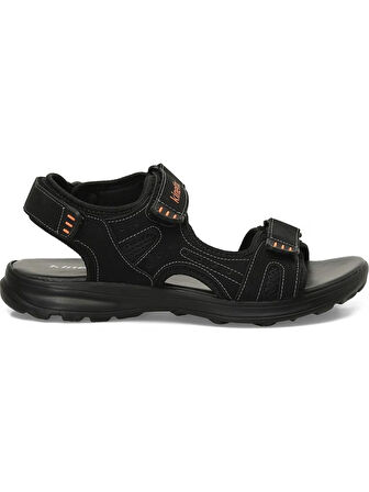 KİNETİX MENDEZ 5FX SİYAH TURUNCU CIRTLI COMFORT CASUAL SPOR SANDALET