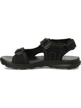 KİNETİX MENDEZ 5FX SİYAH TURUNCU CIRTLI COMFORT CASUAL SPOR SANDALET