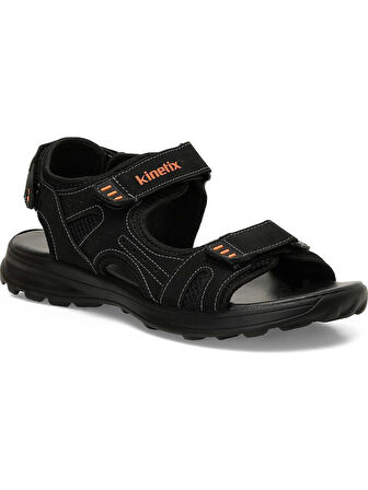 KİNETİX MENDEZ 5FX SİYAH TURUNCU CIRTLI COMFORT CASUAL SPOR SANDALET