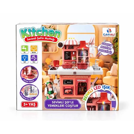 Can Ali Toys Pilli Işıklı Sesli Sevimli Şefin Mutfağı