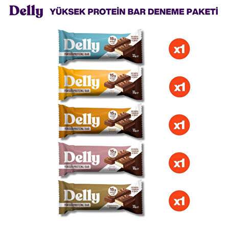  5 Adet Protein Bar Deneme Paketi