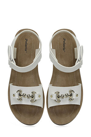 POLARİS 166929.Z5FX COMFORT KADIN SANDALET BEYAZ