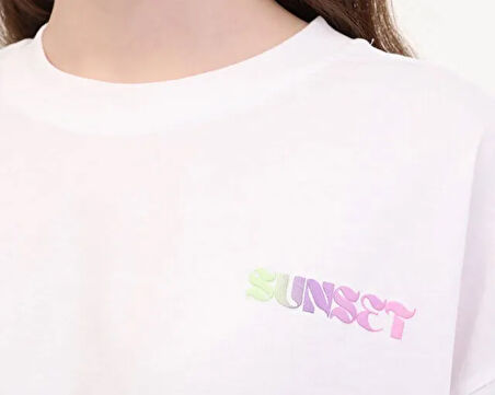 Lumberjack 5M Wl Moira 11F212 5Fx Kadın Günlük Tişört 102006260 Beyaz