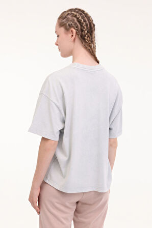 Lumberjack 5M Wl Gale 11Sy788 5Fx A Grı  Xs Kadın Kkol t-shirt