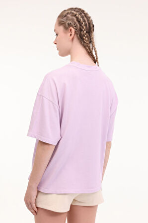 Lumberjack 5M Wl Gale 11Sy788 5Fx Lıla  L Kadın Kkol t-shirt