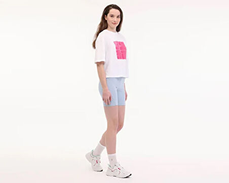 Lumberjack 5M Wl White 11Ss9091 5Fx Kadın Günlük Tişört 102011808 Bej