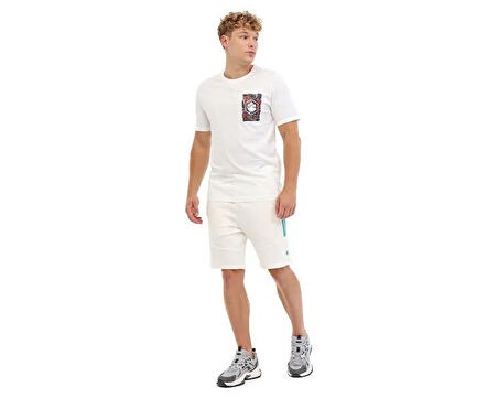 Lumberjack 5M Ml Fizzy 11Id343-069 5Fx Erkek Günlük Tişört 102013794 Beyaz