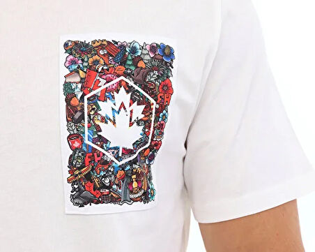 Lumberjack 5M Ml Fizzy 11Id343-069 5Fx Erkek Günlük Tişört 102013794 Beyaz