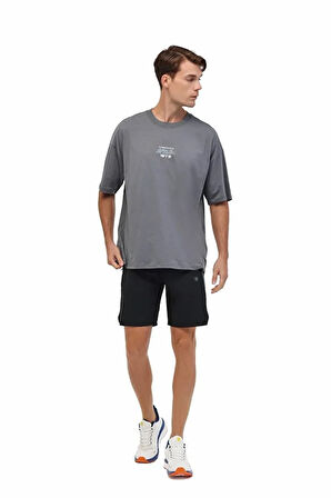 5MML HENRY 12FL-14 5FX Erkek Gri T-Shirt - 102007154