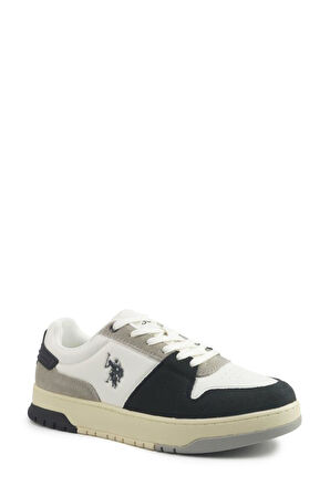 U.S. Polo Assn. BENTE 5PR 102020890 Erkek Sneaker Ayakkabı Beyaz Laci 40-45 
