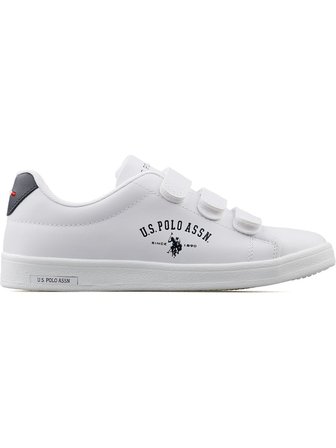 Us Polo Assn Sınger Beyaz Cırtlı Sneaker