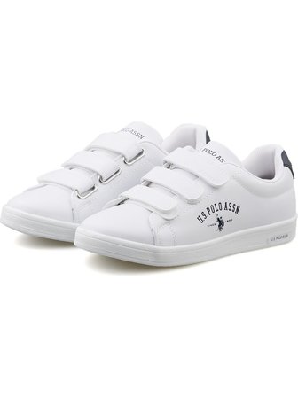 Us Polo Assn Sınger Beyaz Cırtlı Sneaker