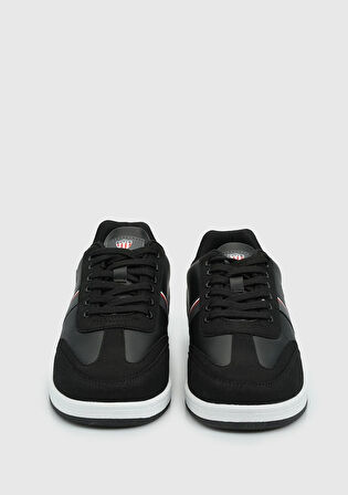 Kares Siyah Erkek Sneaker