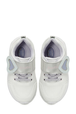 KİNETİX RUBY PU B 5PR KIZ BEBEK IŞIKLI SPOR AYAKKABI BEYAZ