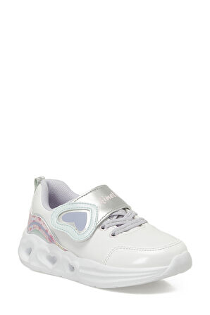 KİNETİX RUBY PU B 5PR KIZ BEBEK IŞIKLI SPOR AYAKKABI BEYAZ