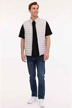 Lumberjack 5W,ML STAR 4WEST 5PR Erkek  Ekru Yelek