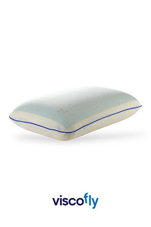 Visco Jelli Yastık - Klasik Model Orta Sertlikte % 100 Visco ve jel katmanlı  60 cm * 40 cm * 12 cm