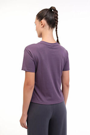 WB 11ASYA-T 5PR Kadın Mor T-Shirt - 102032887