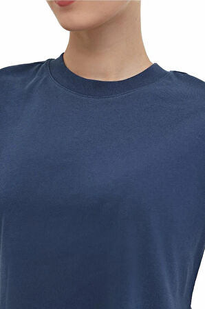 5W WB 11ASYA-T 5PR Kadın Mavi T-Shirt - 102032888