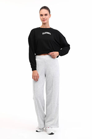 5W WL 16KUTAN BTS799 5PR Kadın Siyah Sweatshirt - 102021465