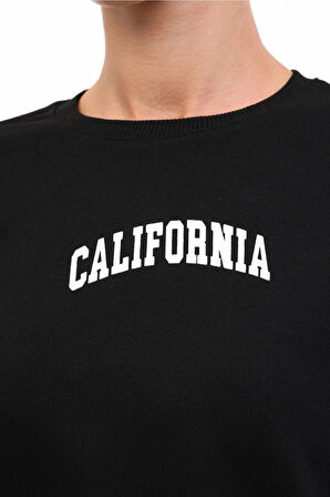 5W WL 16KUTAN BTS799 5PR Kadın Siyah Sweatshirt - 102021465