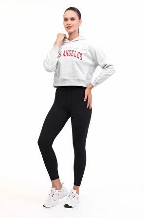 5W WL 17JAAM BTS802 5PR Kadın Gri Sweatshirt - 102021468