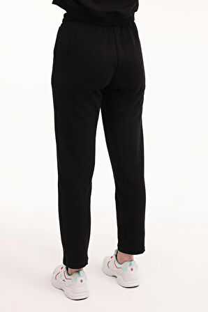 WB 22ADEN-P 5PR Kadın Siyah Eşofman Altı - 102025684