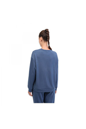 Lumberjack 5W Wb 16Alice-C Ck97 5Pr Sweat Mavi Kadın Sweatshirt