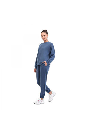 Lumberjack 5W Wb 16Alice-C Ck97 5Pr Sweat Mavi Kadın Sweatshirt