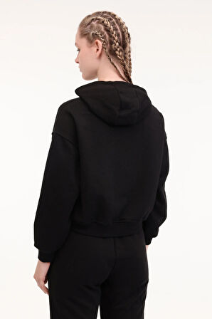 WB 17AMMY-K 5PR Kadın Siyah Sweatshirt - 102027306