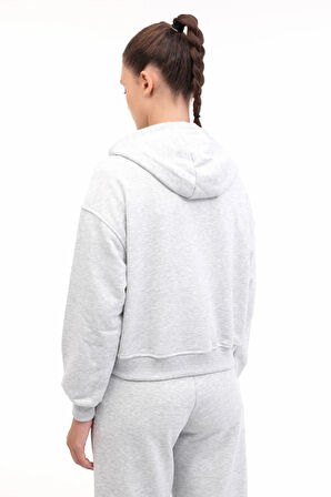 WB 18AMMY-H 5PR GRI MELANJ Kadın Eşofman Üstü