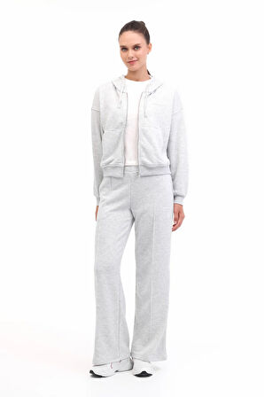 WB 18AMMY-H 5PR GRI MELANJ Kadın Eşofman Üstü